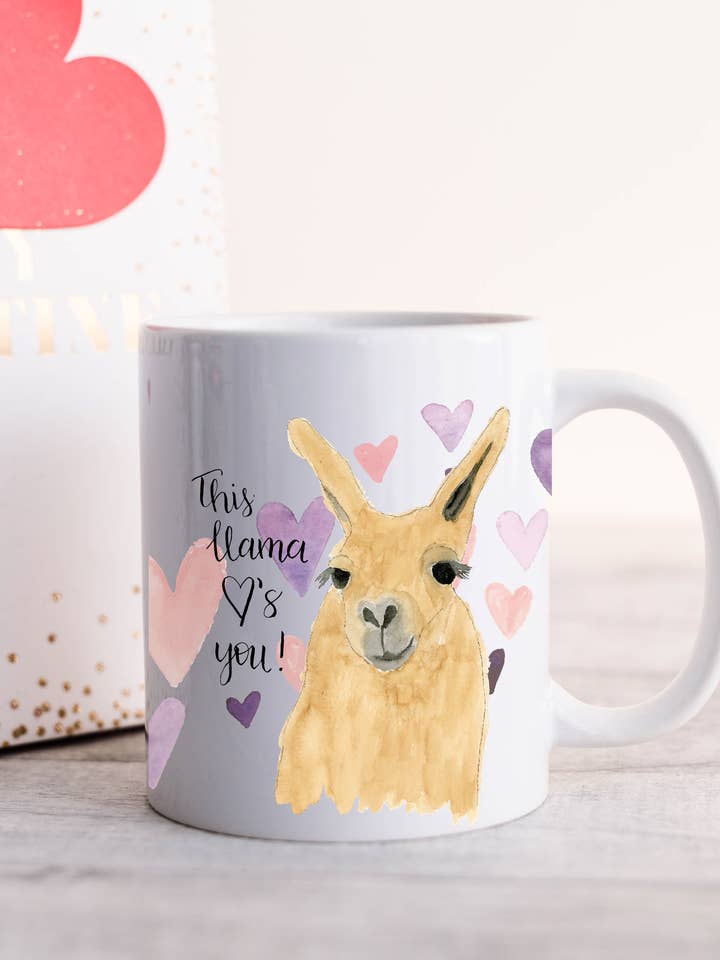 Esta Caneca Llama Ama Você Namorados por atacado de Krafty Inc