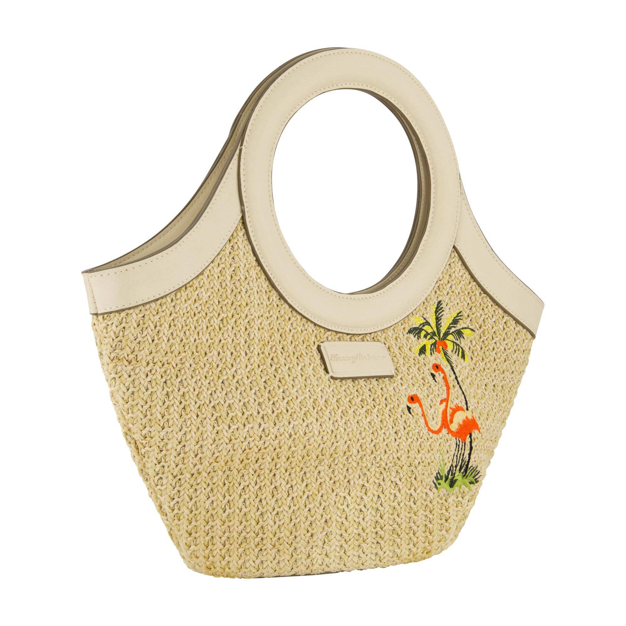 Concept One - Wholesale Tote Bag - Women's - Tommy Bahama Flamingo Embroidery Tote2