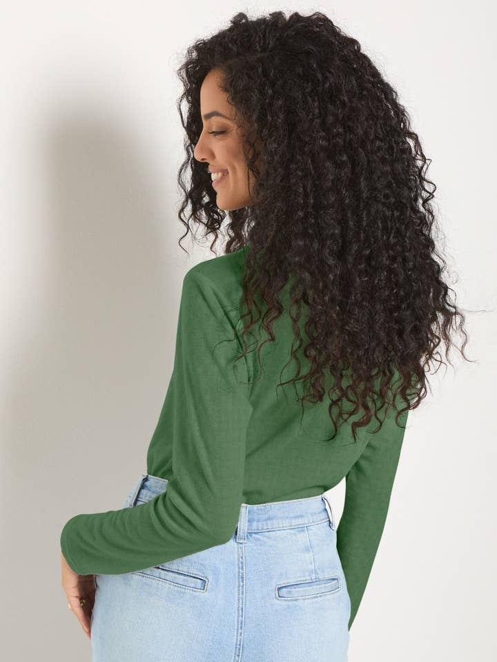 Seventy Eight and Sunny - Wholesale Knit Top - Women's - Vista Pointelle Henley Top
