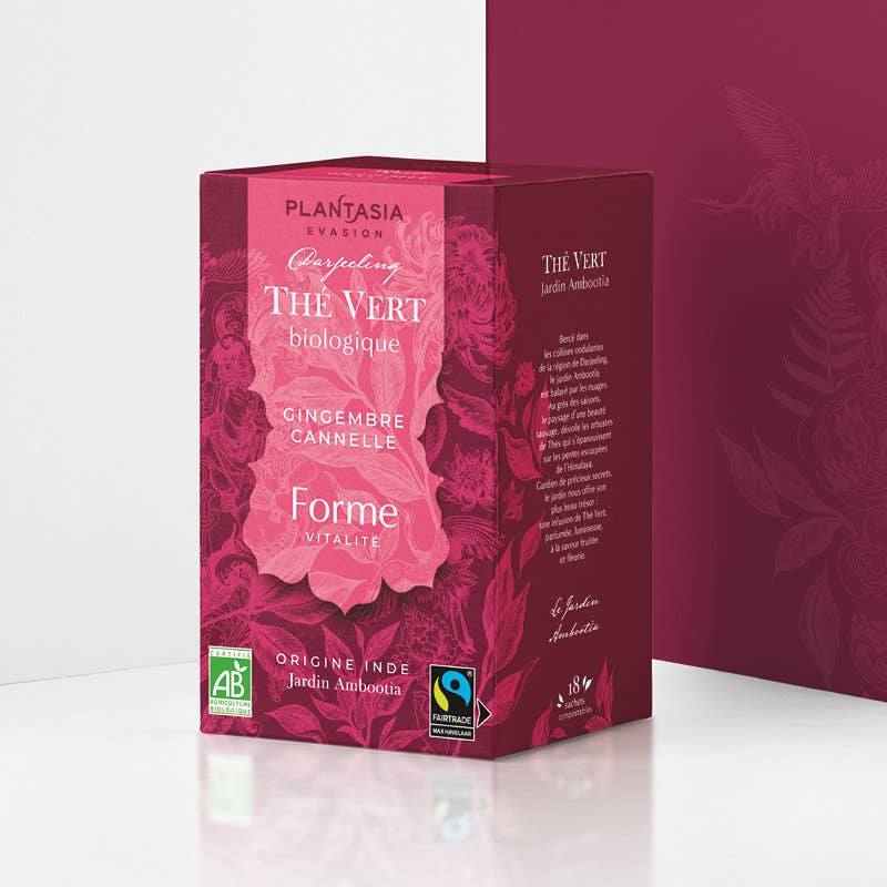 PROVENCE D'ANTAN - Wholesale Health/Detox Tea - Green Tea Ginger Cinnamon Organic*0