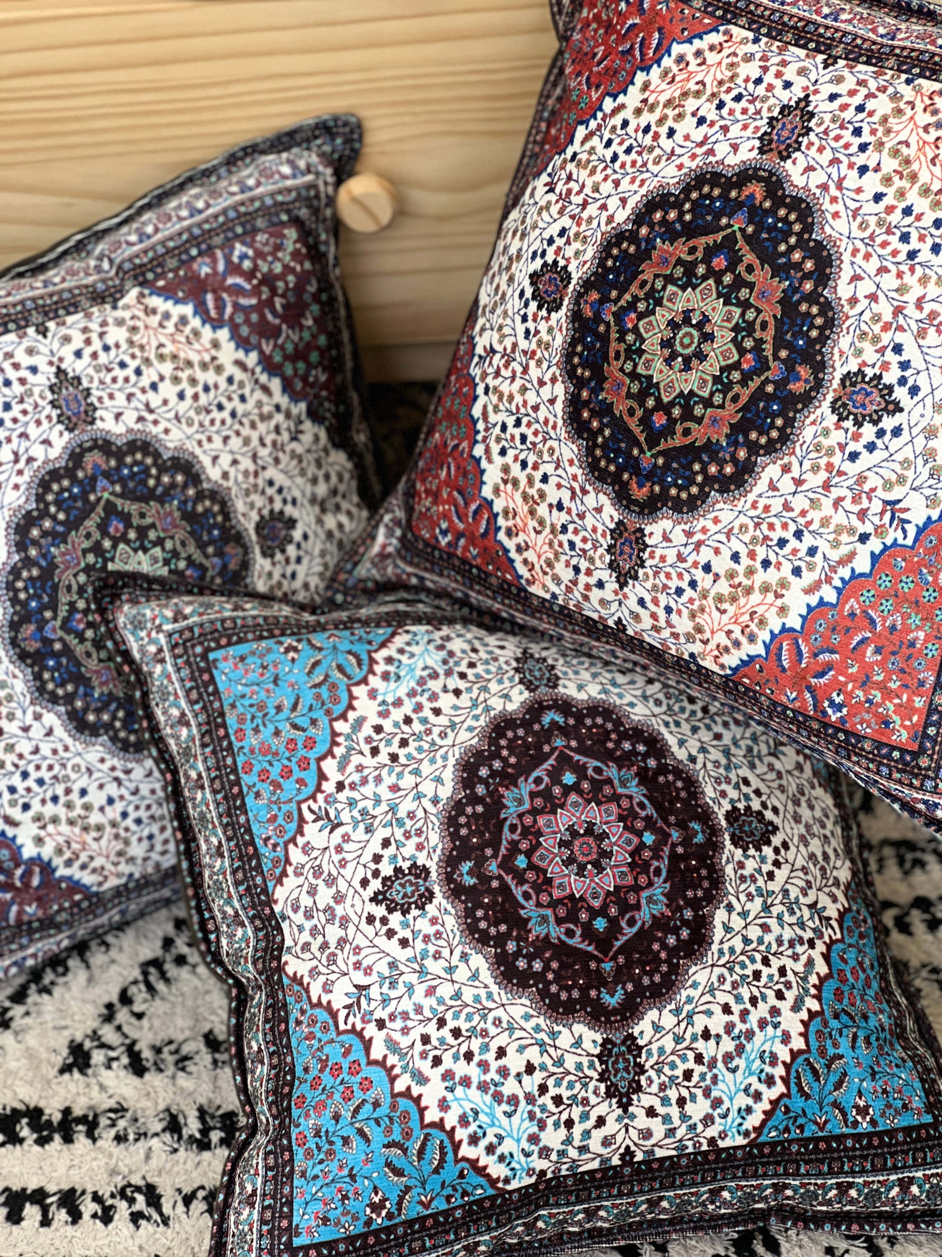 Umays Boho – Capa de almofada decorativa por atacado – Capa de Almofada Decorativa 18x18, Capa de Almofada Artesanal3