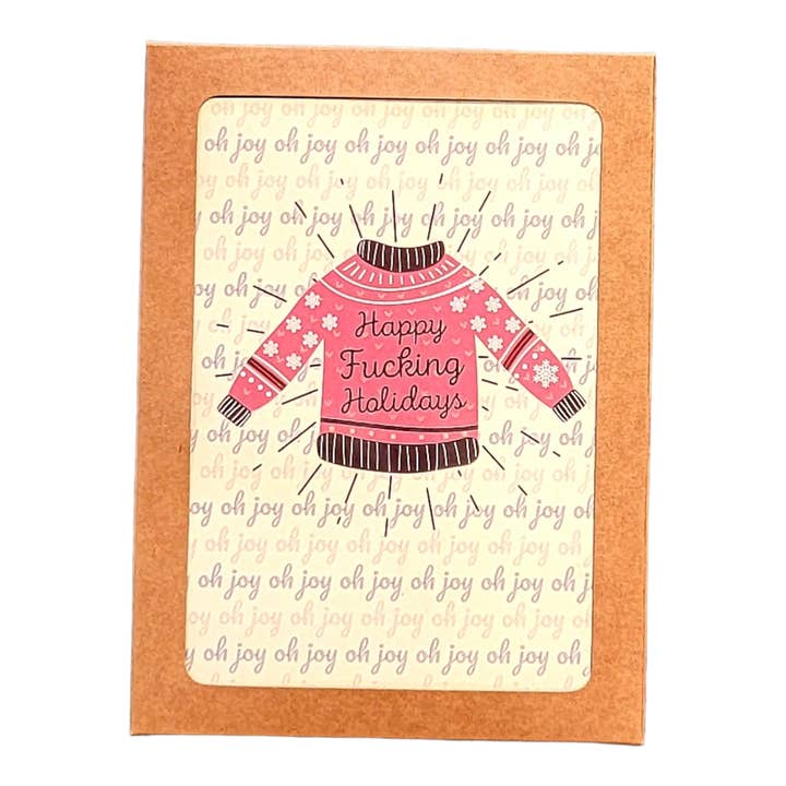 5-Pack Boxset: Happy Fucking Holidays for wholesale by Thanks You're Welcome