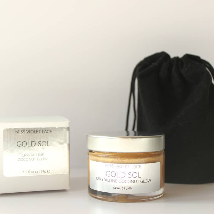 Miss Violet Lace LLC - Wholesale Body Cream/Lotion - Gold Shimmer Cream · Coconut Body Lotion // Gold Sol2