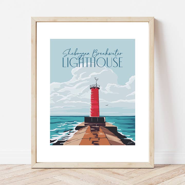 Papierproducten uit de SHEBOYGAN-collectie, kunstafdrukken uit Wisconsin voor wholesale door Kindenshop