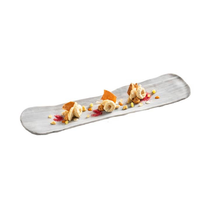 NORDICA GLASS TRAY 42X11CM for wholesale by Catalonia Plates, Inc.