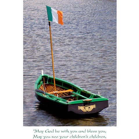 Claddagh Boat Wedding Card for wholesale by MUNDO IMAGES