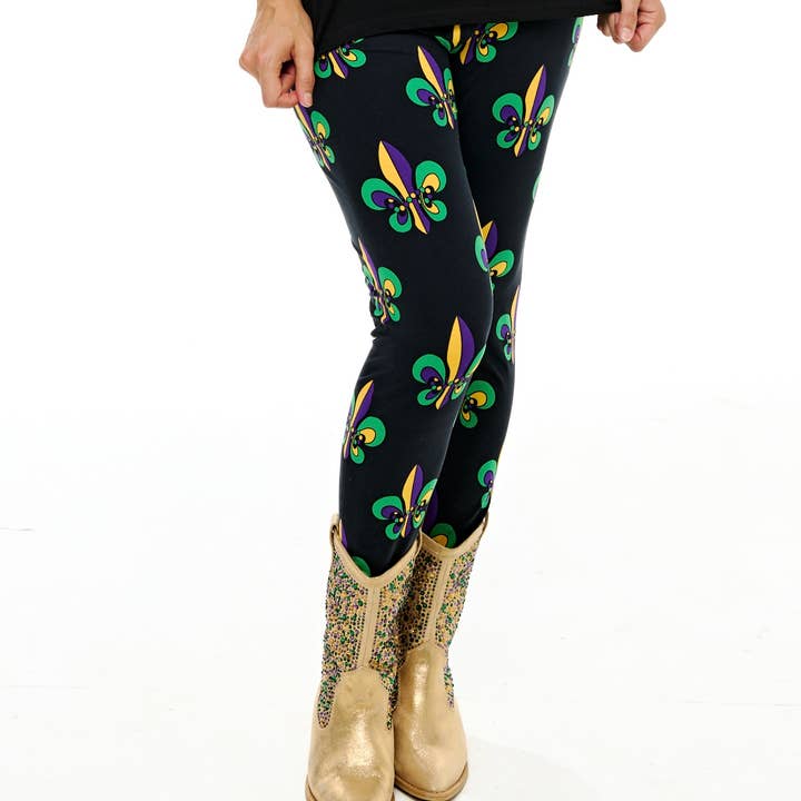 Legging Fleur De Lis pour la vente par SongLily
