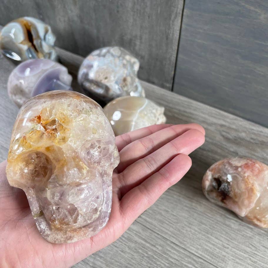 Keystone Crystals - Wholesale Spiritual Stone/Crystal - Assorted Crystal Skulls – Bulk Lot for Gift Shops103