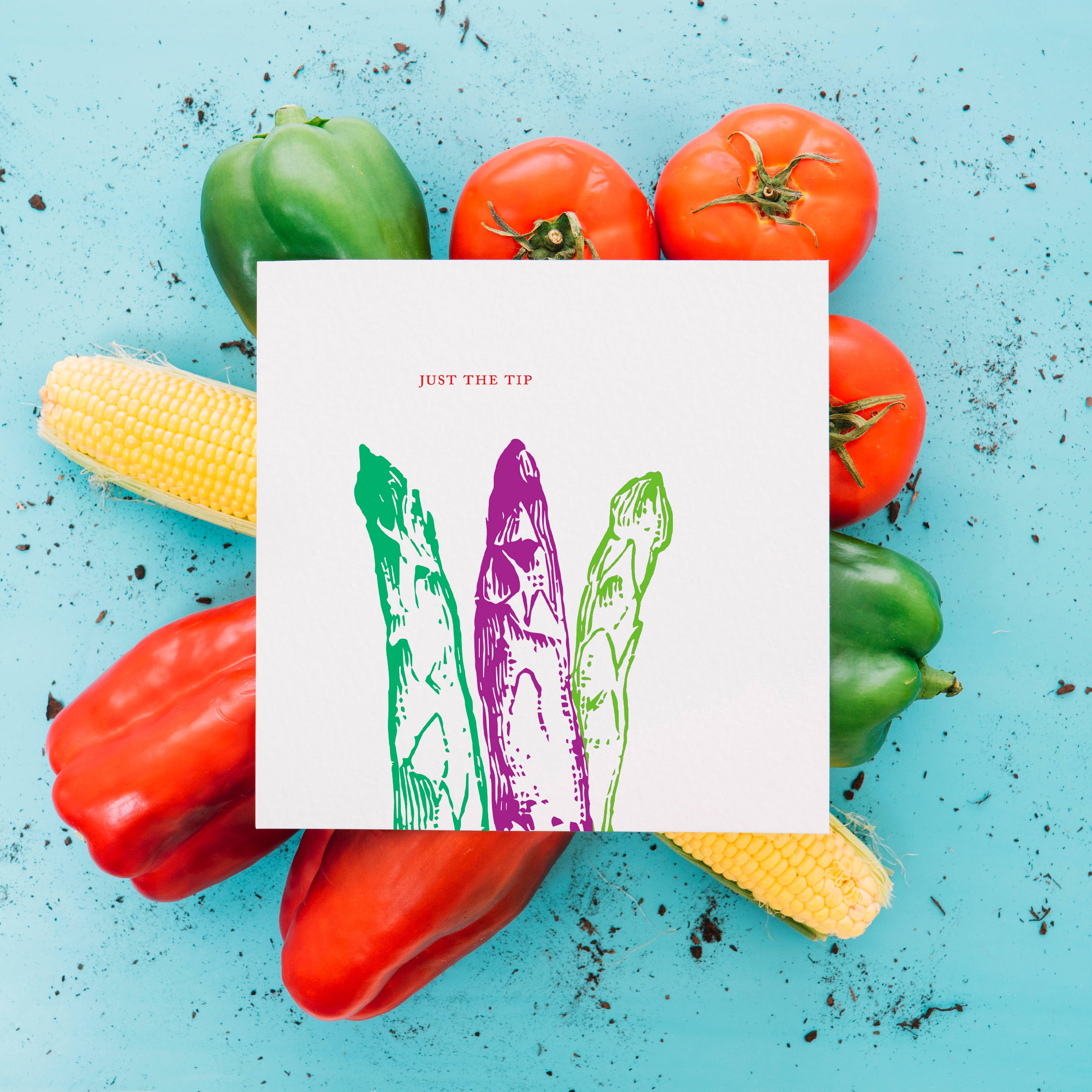 Ampersand M Studio - Venta al por mayor Tarjetas de felicitación - Tarjeta de felicitación sexy de San Valentín "Solo la Punta"3