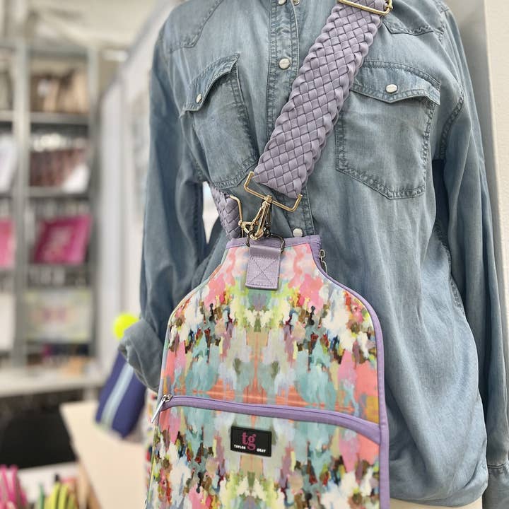 TAYLOR GRAY - Wholesale Bag Strap - Women's - Woven Neoprene Strap GREEN | shoptaylorgray2