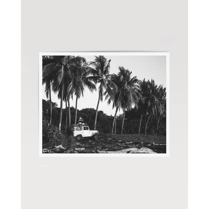 The Sunset Shop - Wholesale Art Print - Surf Bandida - Black & White4