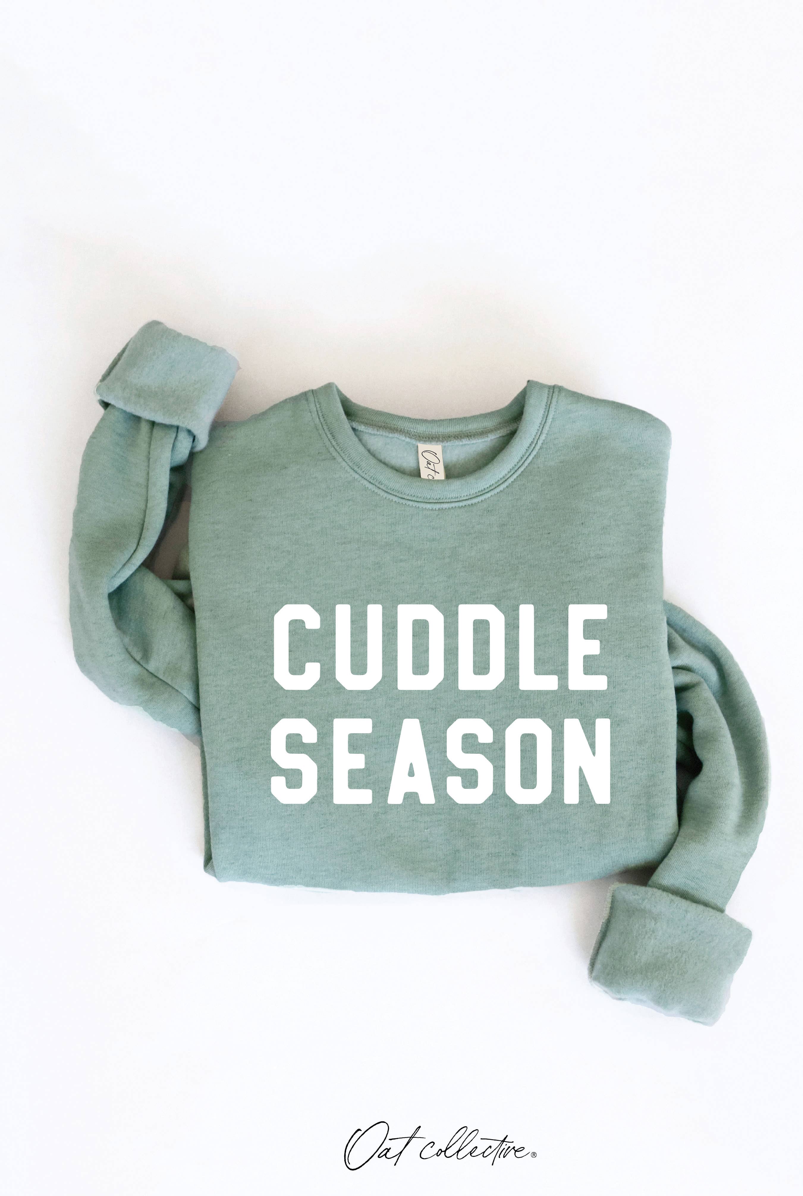 OAT COLLECTIVE - Wholesale Graphic Sweatshirt - Women's - CUDDLE SEASON Graphic Sweatshirt 14