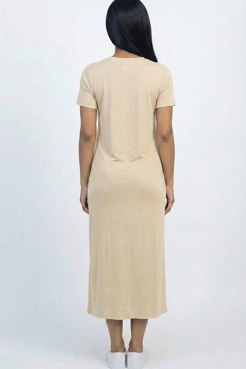 CAPELLA APPAREL - Wholesale Dress - Women's - Side Pocket Tee Dress31