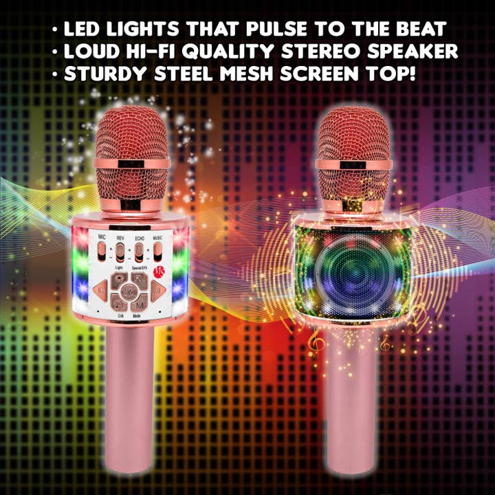 Mainstream Source - Wholesale Musical Instrument - Mainstream Source® Wireless Bluetooth Karaoke Microphone – H