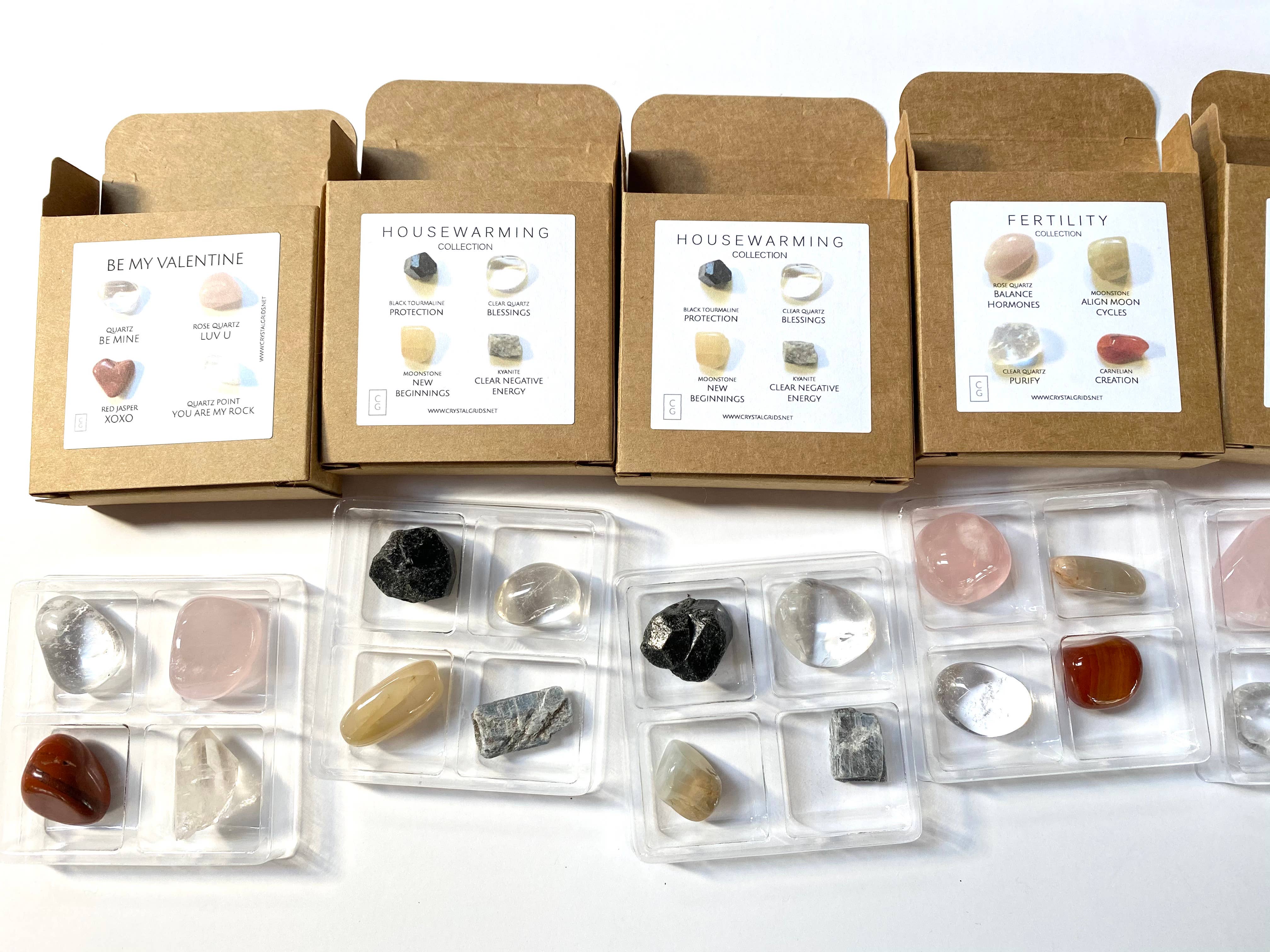Crystal Grids - Wholesale Spiritual Stone/Crystal - Be My Valentine - Rox Box - crystals and stones gift set kit11