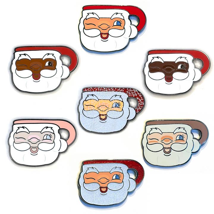 Santa Mug for wholesale by Crumby Pins