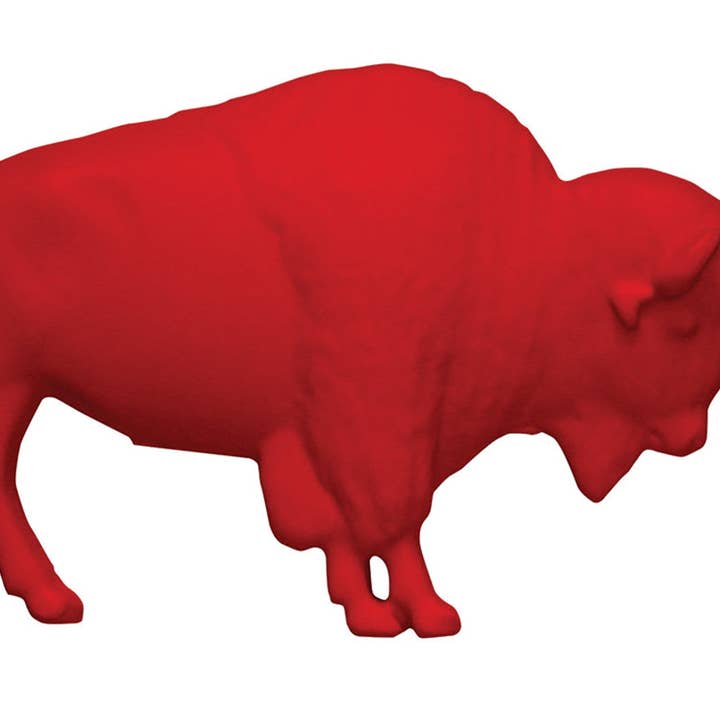 The Original Red Buffalo Lawn Ornament for wholesale by Pink Buffalo