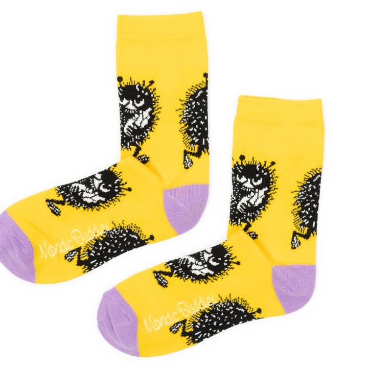 Chaussettes Stinky`s Getaway pour femme - Jaune pour la vente par Nordicbuddies