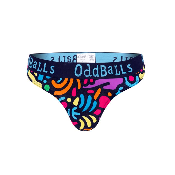 OddBalls – wholesale Underwear – Women's – Jurassic - Ladies Thong1