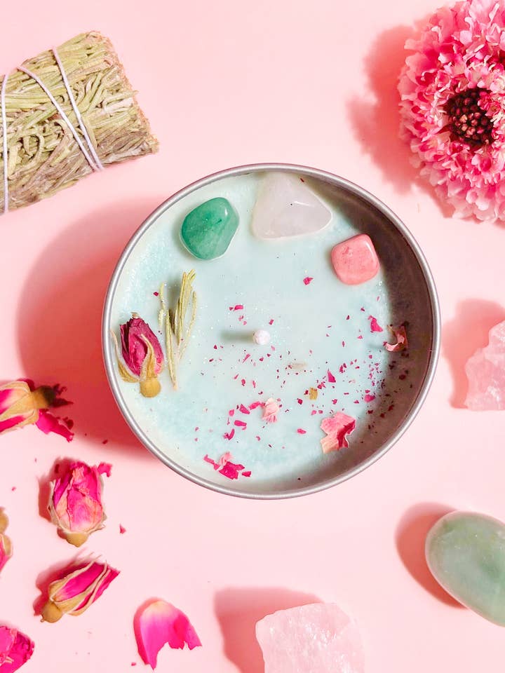 Taurus Crystal Candle for wholesale by Nizhoni Diosa Spirit