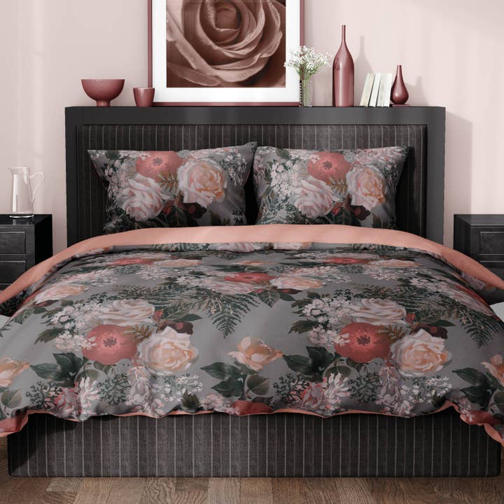 Satin D'Or Bettbezug Celia, rosa für den Großhandel von TEXTAP B.V.