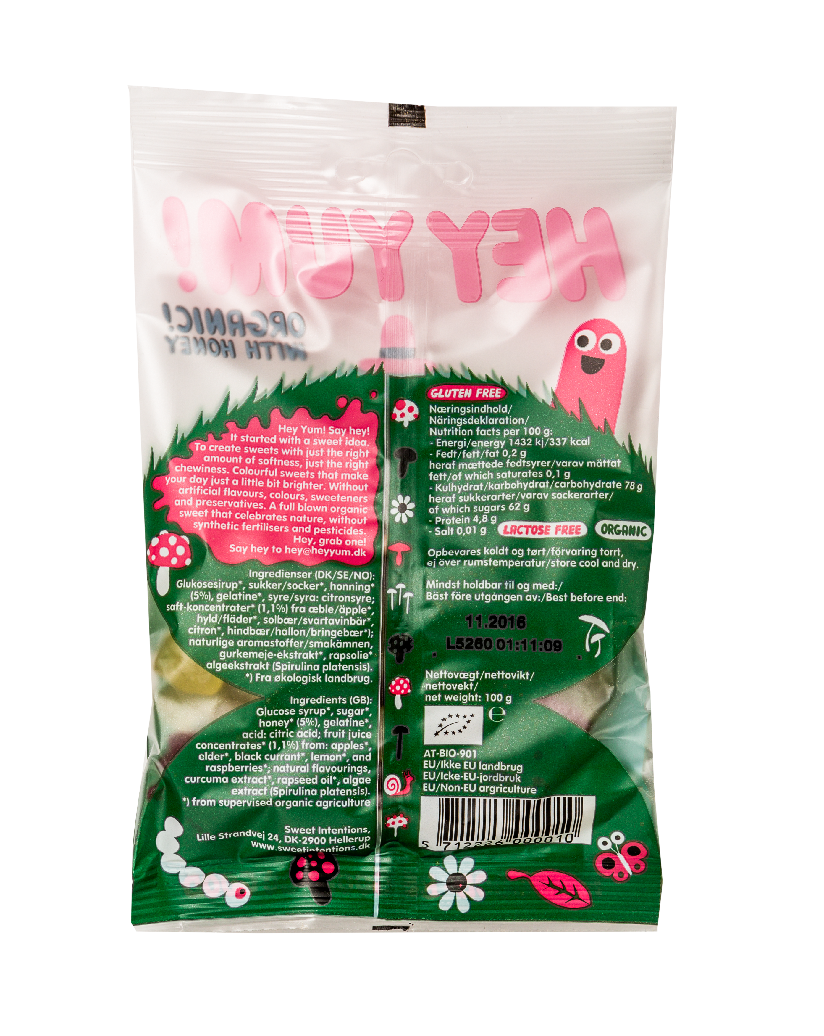 HEY YUM! - Wholesale Gummy - HEY YUM! Magic Forest - Organic Fruit Gums, 100 g6