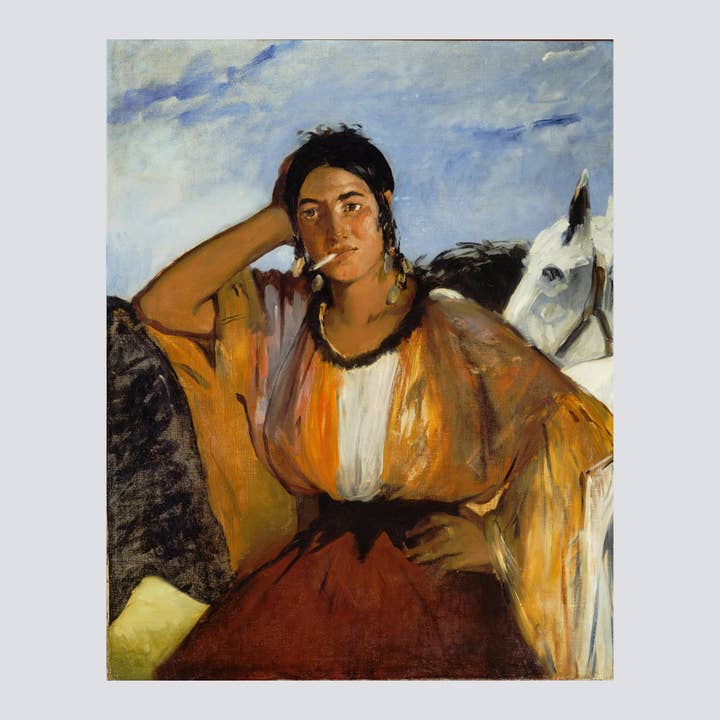 Gypsy with a Cigarette Fine Art Print for wholesale by Milisima Studio