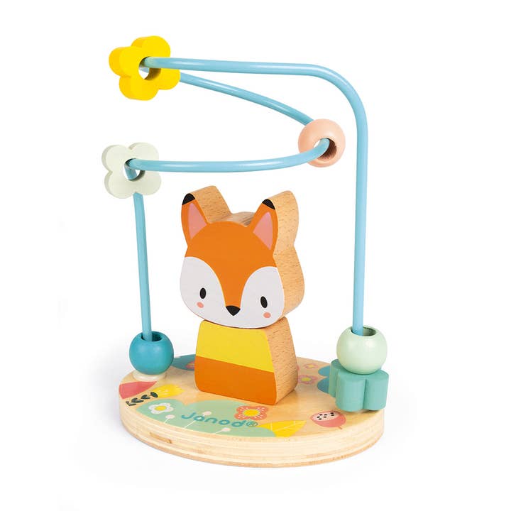 Janod - Wholesale Wood Toy - Kids - Pure - Fox Bead Maze