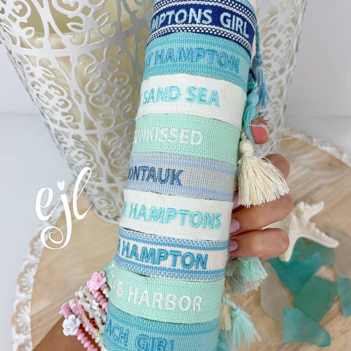 EstelleJoyLynn, LLC - Wholesale Woven/Braided Bracelet - Hamptons Beach Bracelet / The Hamptons Embroidered Bracelet3