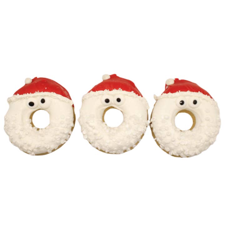 K9 Granola Factory - Wholesale Pet Treats - Dog - Gourmet Donut, Santa Donut1