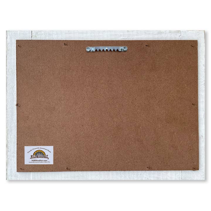 Mill Wood Art - Wholesale Art Print - Sandpiper Parade | Real Wood Framed Wall Art Print | Horizontal2