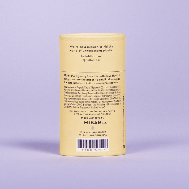 HiBAR - Wholesale Deodorant - Unisex - HiBAR Deodorant Lavender + Jasmine 7