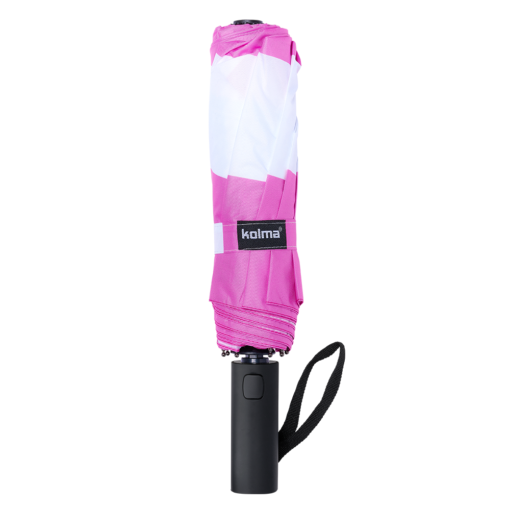 pink Stripy Flamingo/White Umbrella for wholesale on Faire2