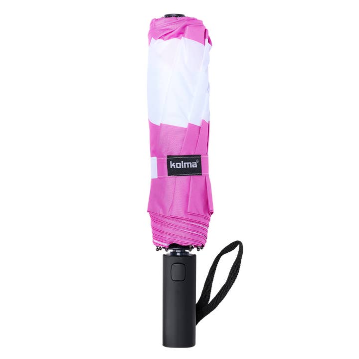 pink Stripy Flamingo/White Umbrella for wholesale on Faire2