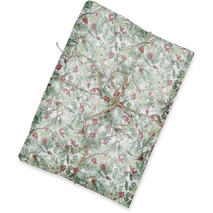 Celebration Crackers – wholesale Tissue paper – Christmas Sprig 50cm x 70cm tissue1