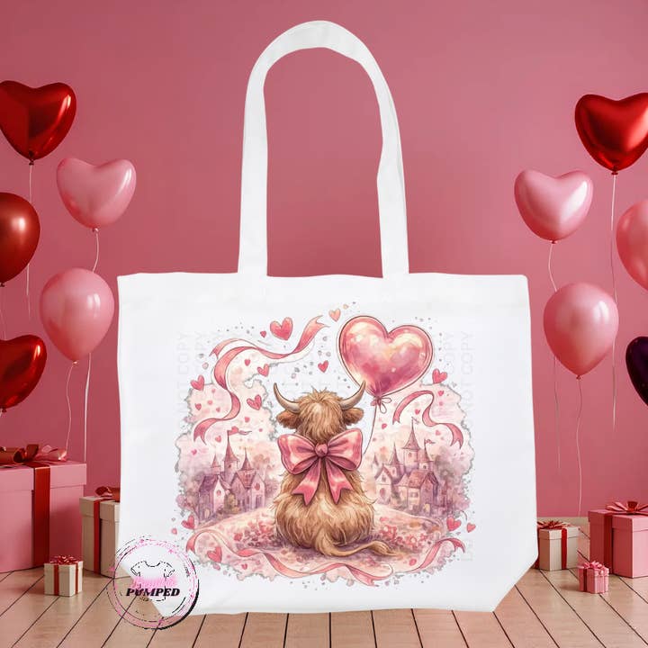 Valentine’s Day Heifer - Tote bag for wholesale by Beyond Pumped