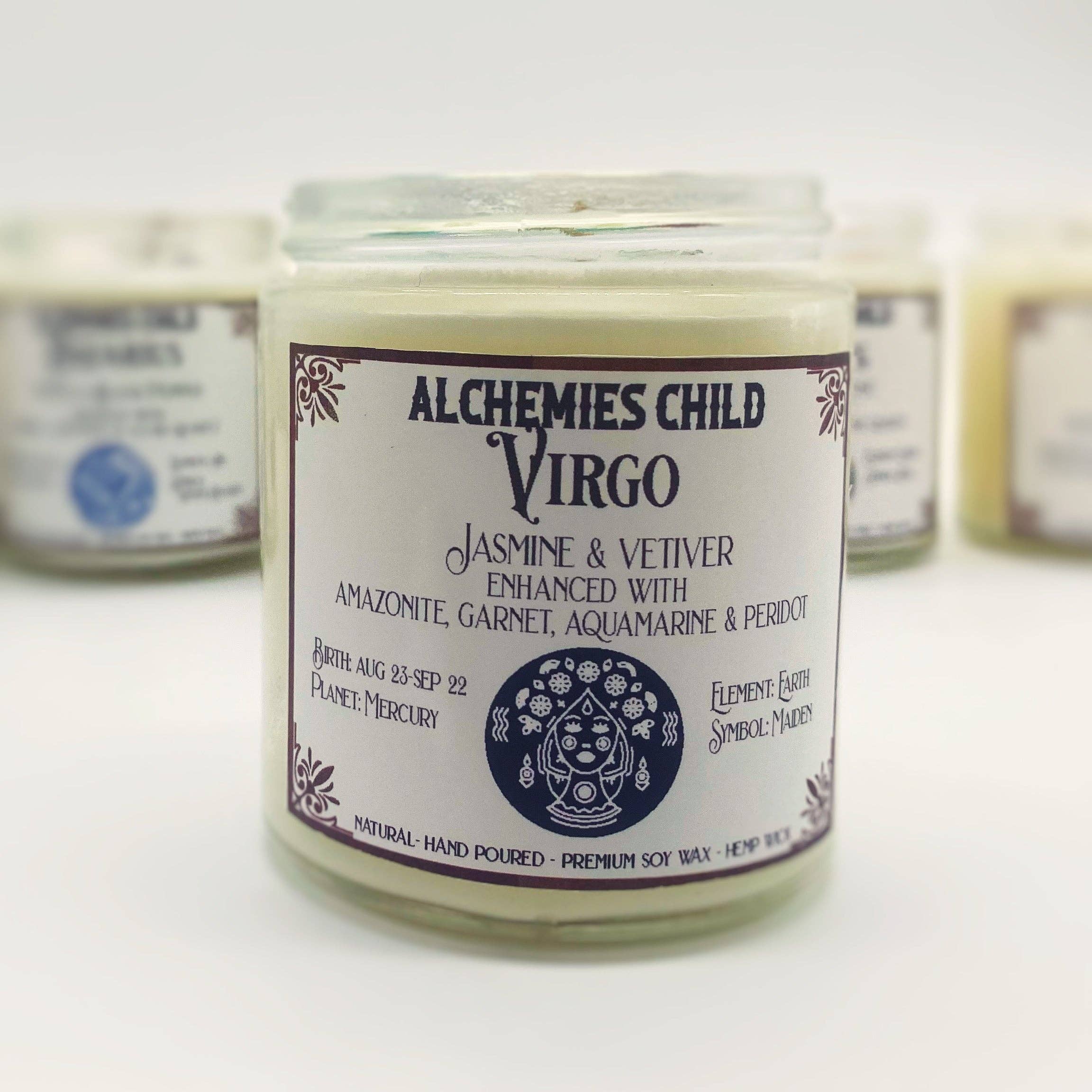 Love Blessed Brands™️ - Wholesale Jar/Filled Candle - Astrological Candles5