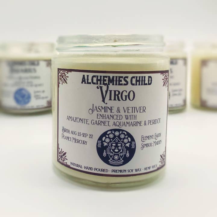 Love Blessed Brands™️ - Wholesale Jar/Filled Candle - Astrological Candles5