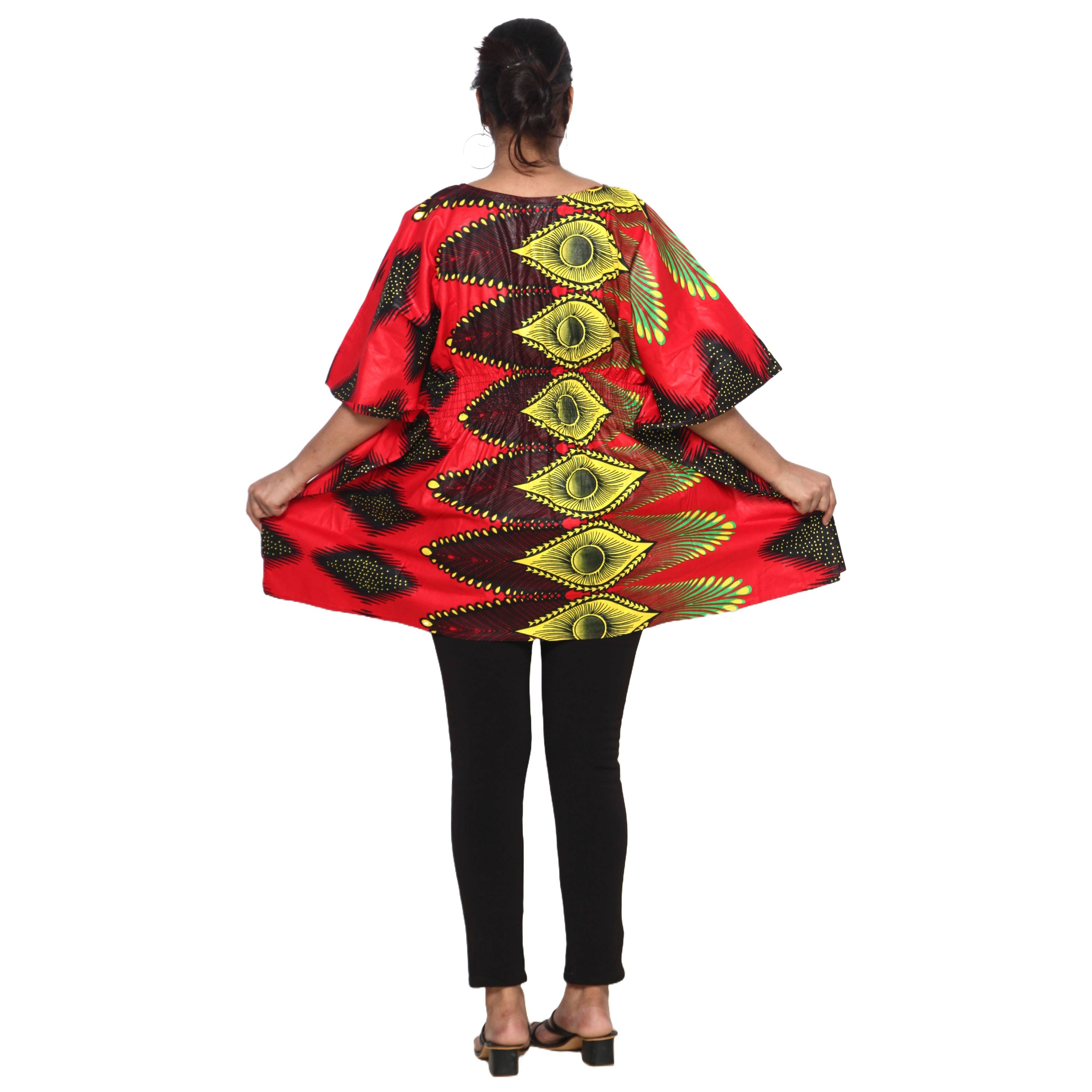 African Stars - Wholesale Kaftan - Women's - Women's Half Kaftan With Elastic Waist -- FI-P1416