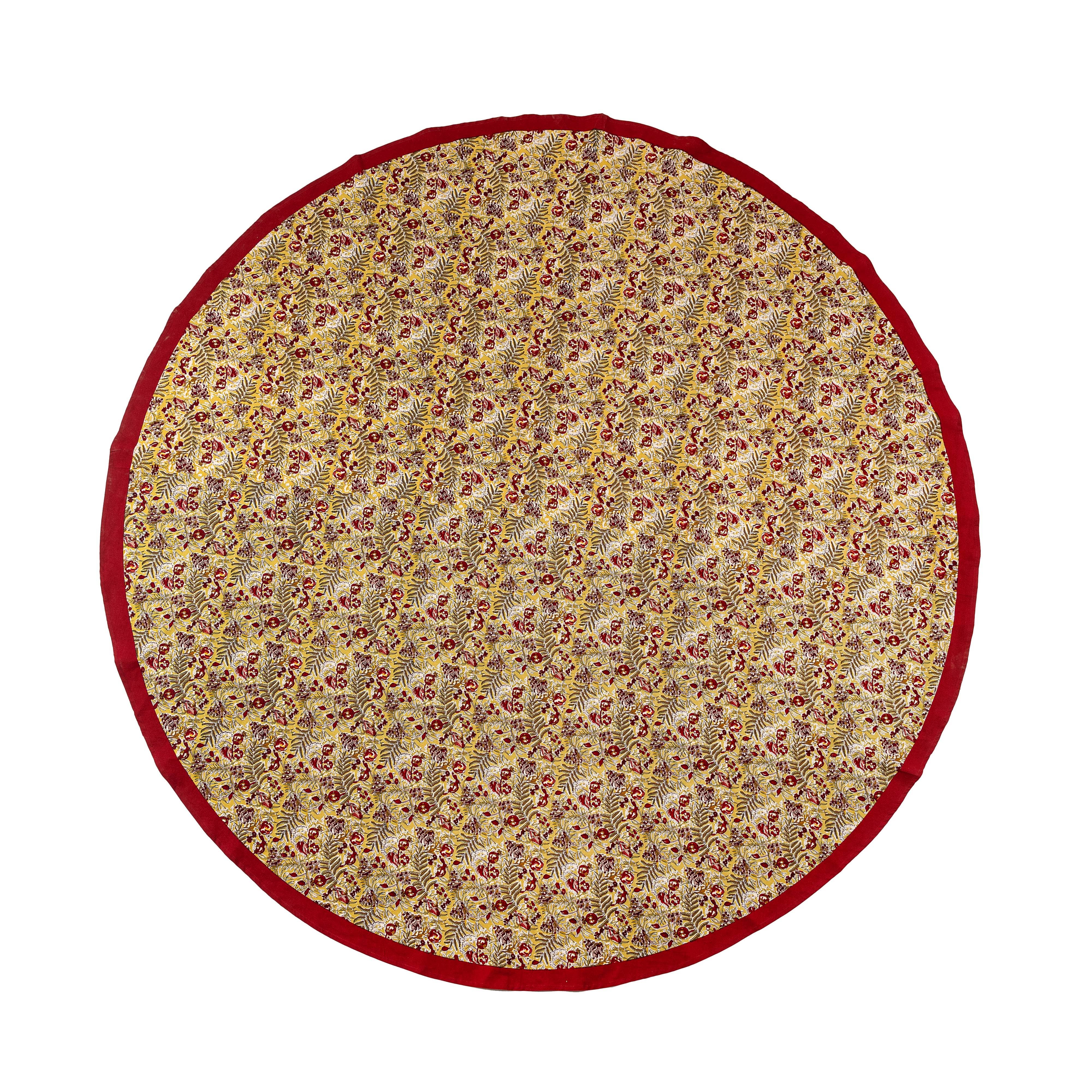 Couleur Nature – Großhandel Tischdecken – Winter Garden Red & Green | Französische Tischdecken7