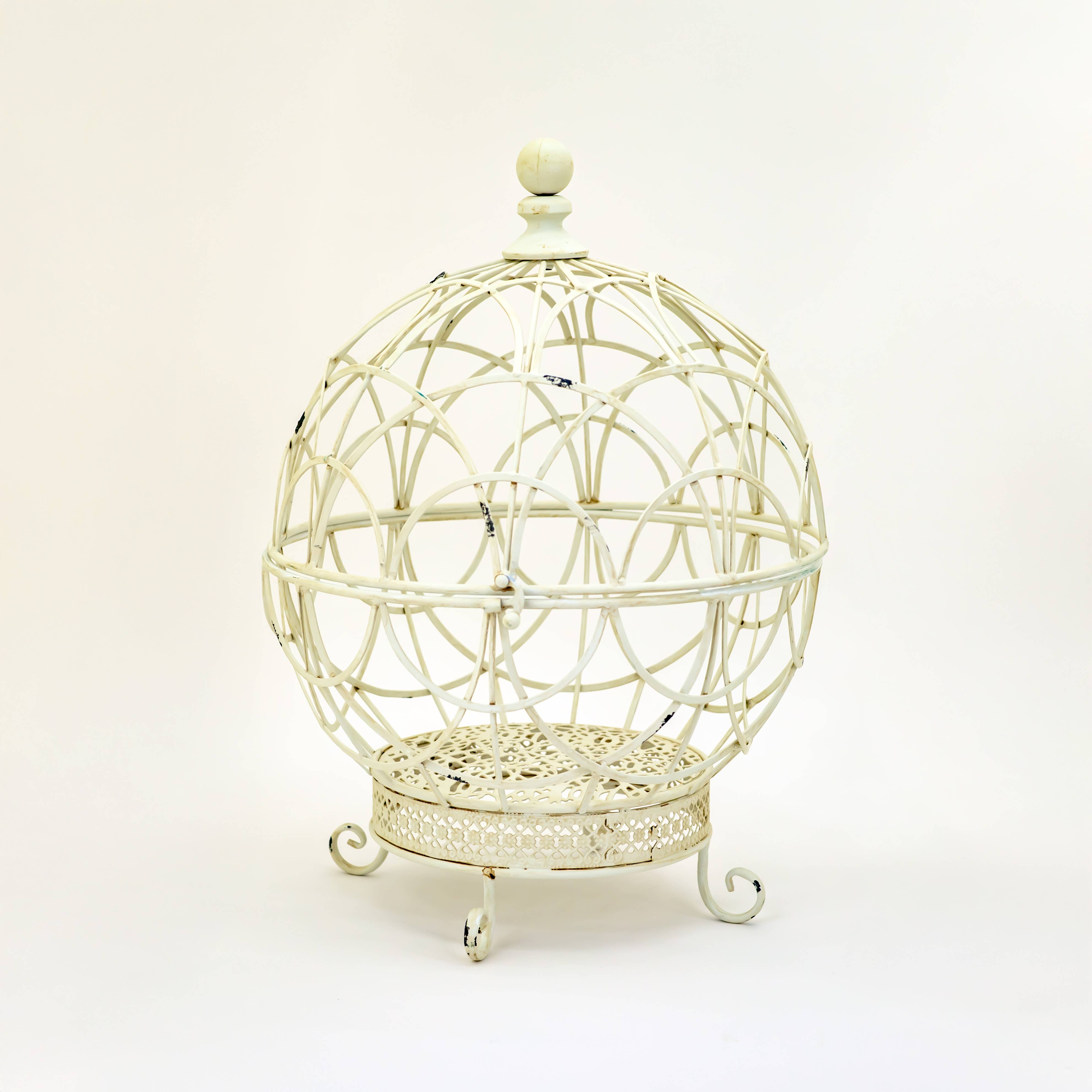 Zaer Ltd. International - Wholesale Plant Pot Stand - Iron Globe Plant Stands- 2 Sizes- 3 Color Options16