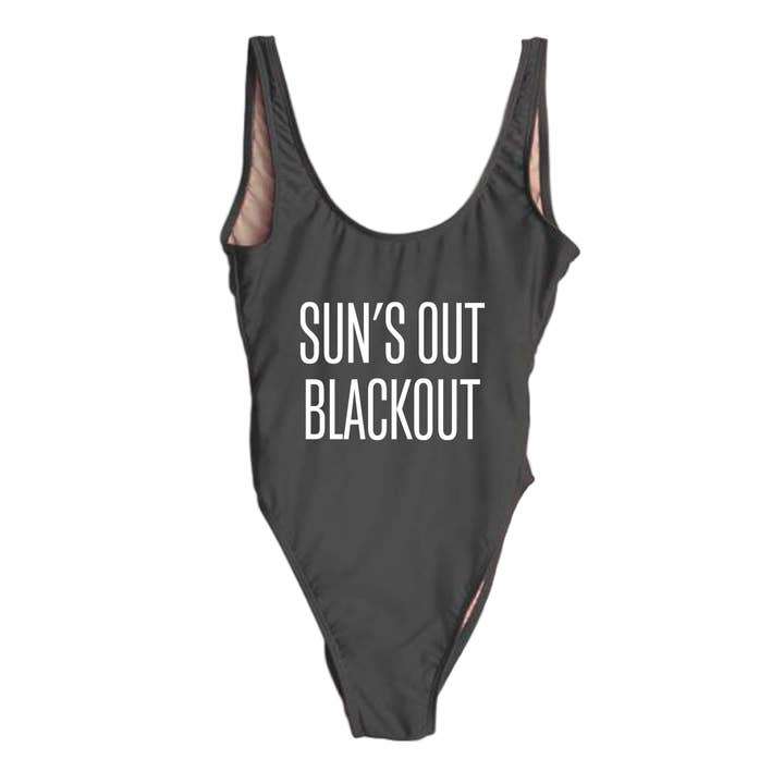 Sun's Out Blackout One Piece for wholesale by RAVESUITS