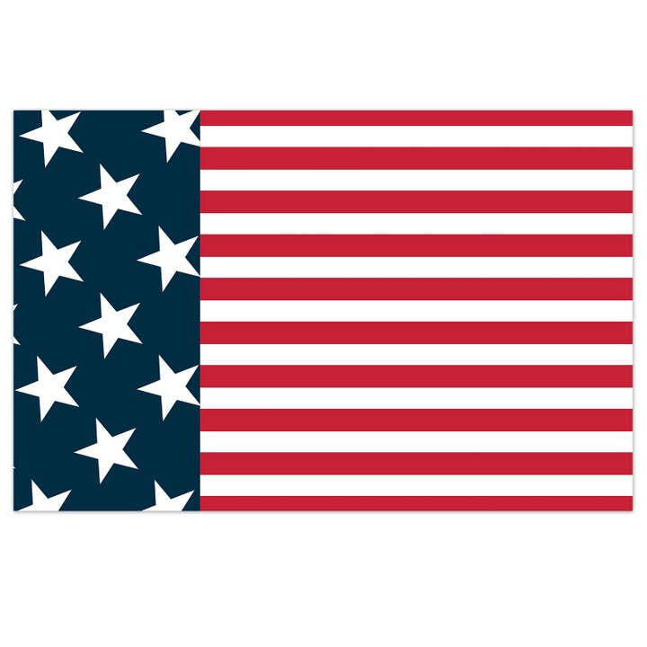 Conimar Promotions - Wholesale Disposable Placemat - Patriotic Flag 24 Sheet Premium Paper Placemats