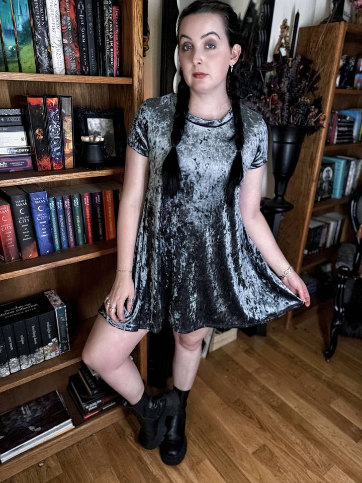 Zilveren Zeskant Jurk voor wholesale door The Pretty Cult