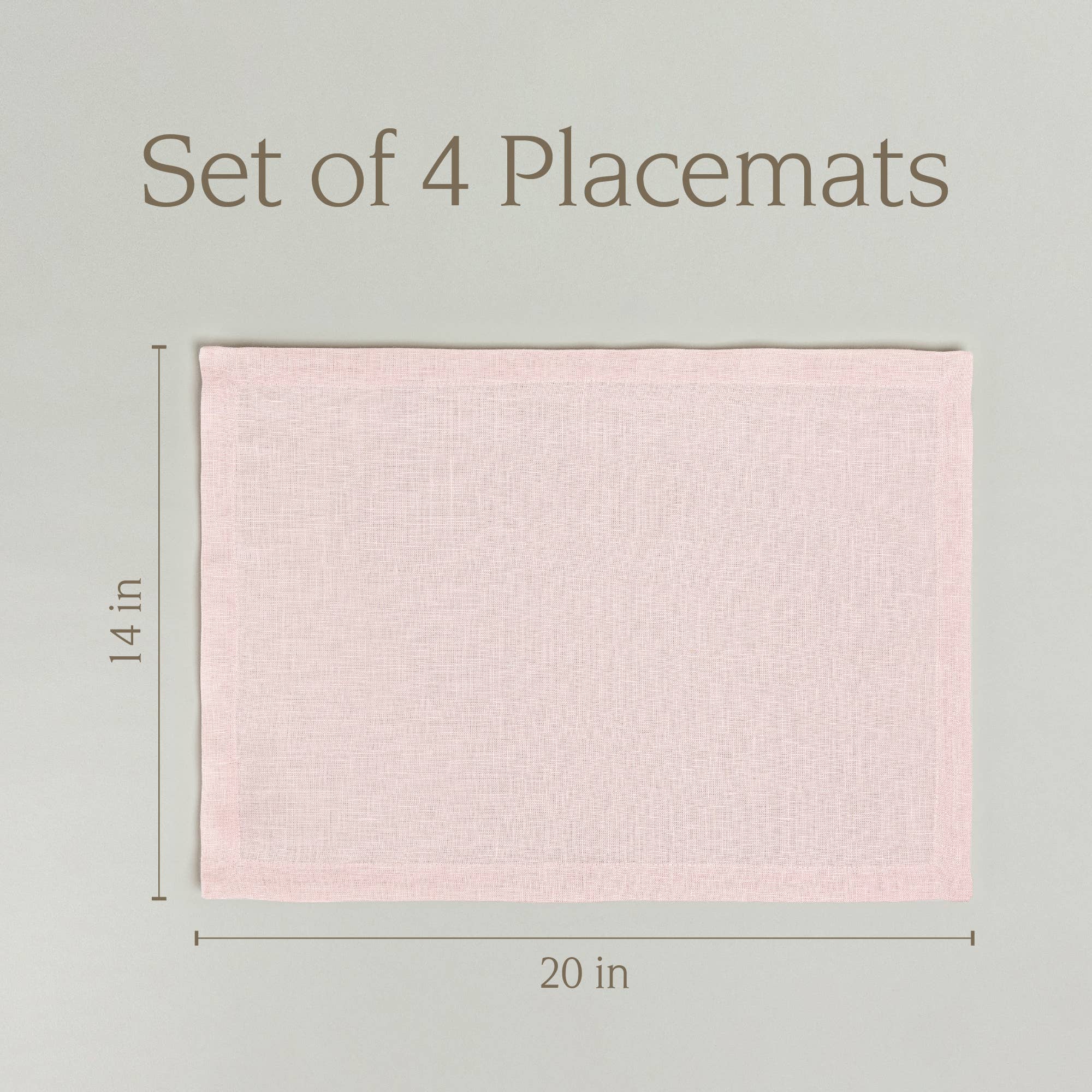 over&back - Wholesale Placemat - 100% Linen Woven Placemats – Perfect For Fall – Set of 434