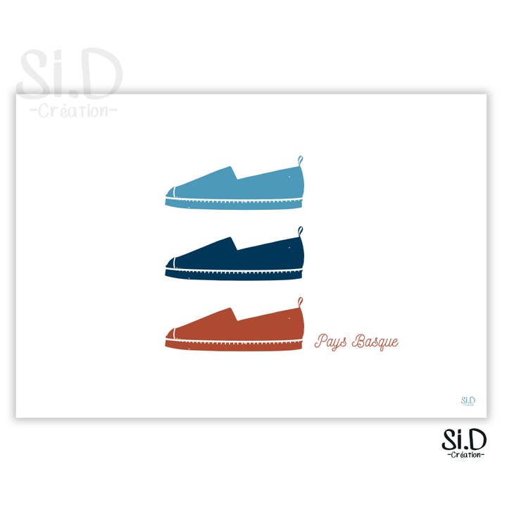 Pôster Espadrilles País Basco 3 por atacado de Si.D