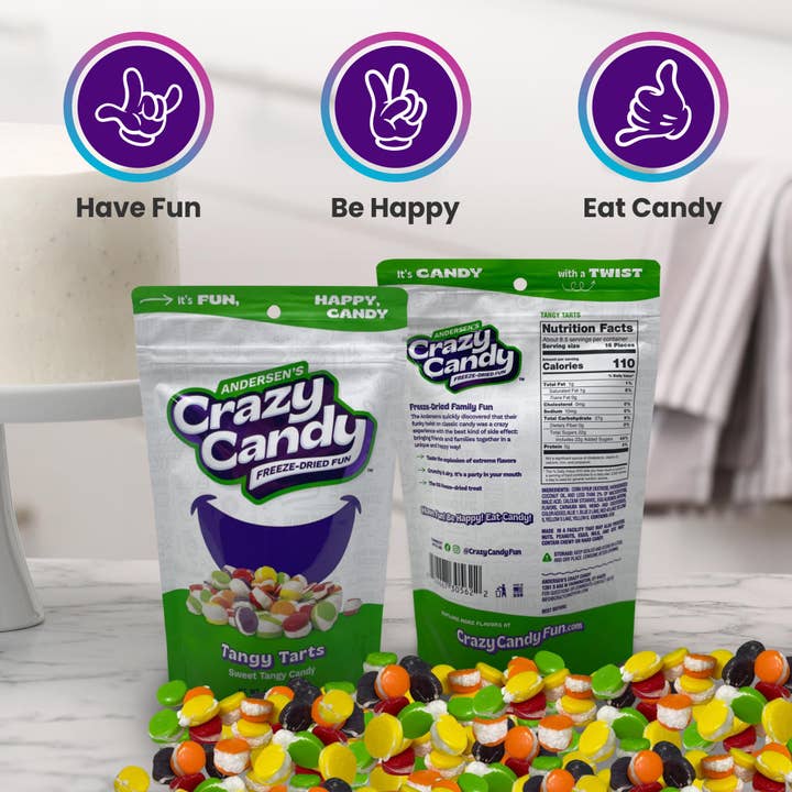 Smithco Distributing - Wholesale Boiled sweets - Andersen's Crazy Candy Freeze Dried Candy14