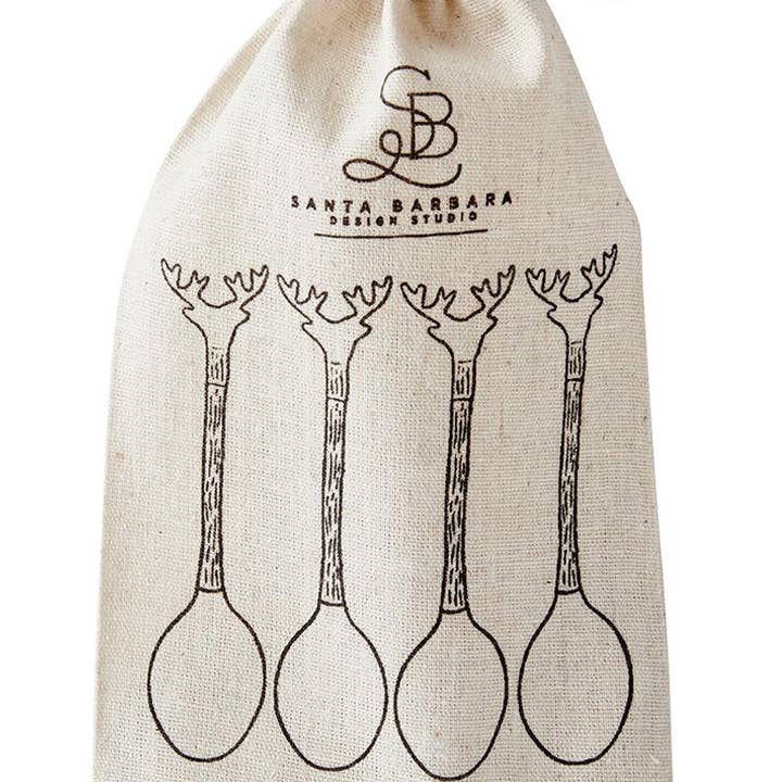 Santa Barbara Design Studio by Creative Brands - Wholesale Serving Utensil - Stag Charcuterie Essentials Spoons - Set of 41