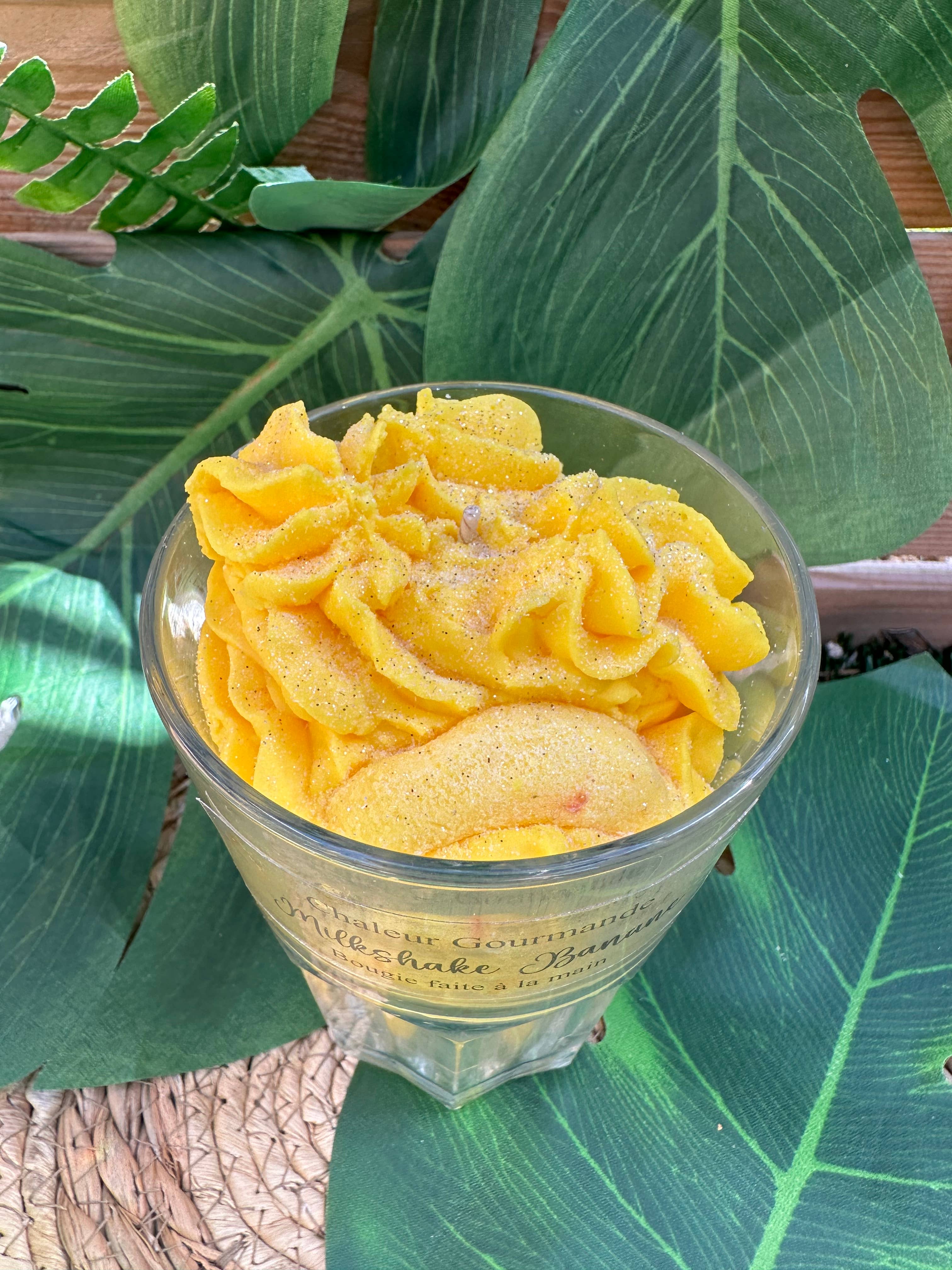 Chaleur Gourmande - Vendita all'ingrosso Candele regalo - Candela frappè alla banana1