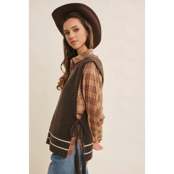in february - Wholesale Outerwear Poncho - Women's - ECO-FRIENDLY EFFORTLESSLY ESSENTIAL SWEATER PONCHO VEST25